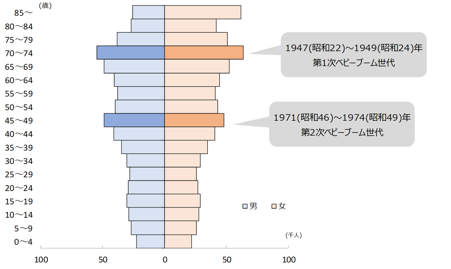 令和2年人口ピラミッド