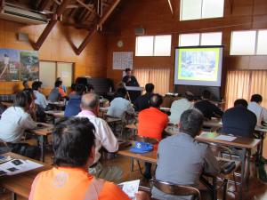 岩波地区の取組の説明