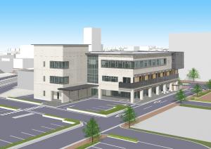 東部地域産業振興センター(仮称)の外観イメージ　その1