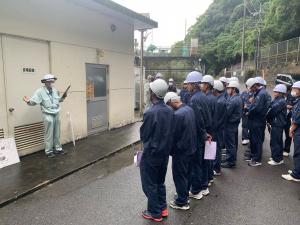 発電所見学の風景