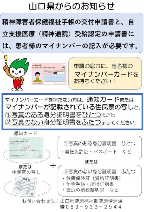 マイナンバーの取扱い