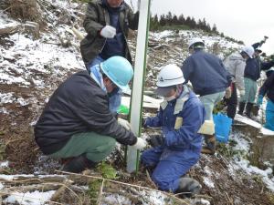 昨年度の現地実習の様子