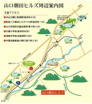 朝田ヒルズ周辺地図