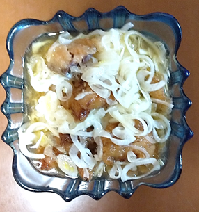 魚と玉ねぎのオリーブオイル漬け