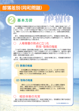 部落差別（同和問題）２