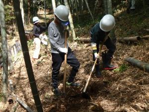 ２人で協力作業