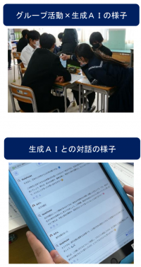グループ活動×生成ＡＩの様子