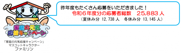 「家庭の元気応援キャンペーン」マスコットキャラクター　ファミリン （地域連携教育推進課所管）