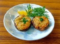 しいたけのツナたけのこ焼き