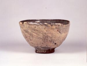 萩三島写茶碗