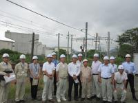 下小月バイパスを視察