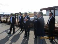 立山山麓森林組合を視察