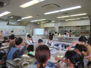 岩国料理教室の様子
