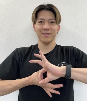 村岡選手の写真