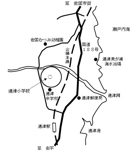 「やまりん文庫」贈呈式会場位置図