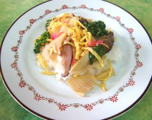 タケノコ五色ちらし