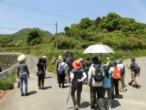 歴史探訪参加風景