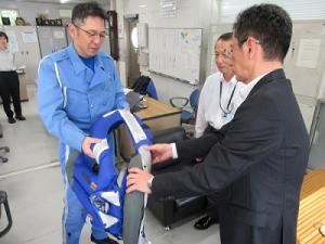 交通機動隊視察