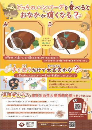 腸管出血性大腸菌感染症予防ポスターの画像