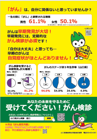 がん征圧月間ポスター
