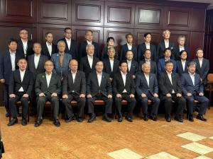 中国四国九県議会正副議長会議に出席した柳居議長