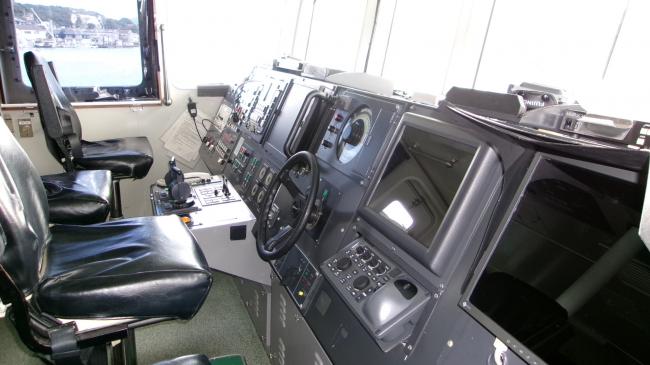 操舵室①