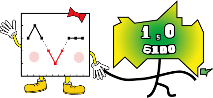 データくん・しおりちゃん データくん・しおりちゃん