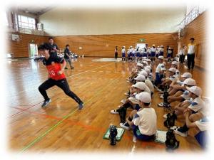 新体力テストの様子(1)