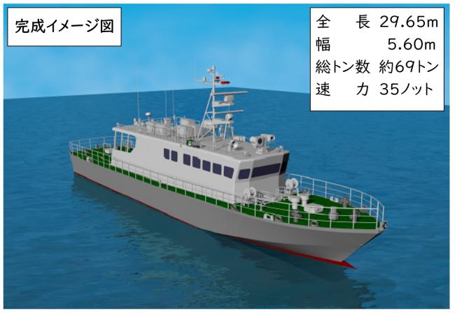 新漁業取締船完成イメージ図