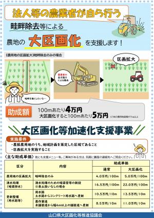 大区画化等加速化支援事業